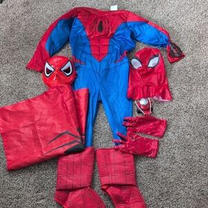 Spider Superhero Kids Costume Set - Red and Blue